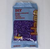Solid Colour Perler Beads - 1000 Bead Bag