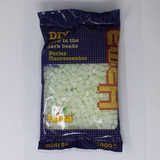 Glow in the Dark Perler Beads - 1000 Bead Bag