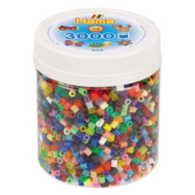 Tub of Beads - 3000 beads in 48 colours