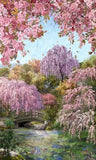 Sakura Blooms - 26" x 44" - 100% cotton