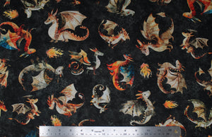 Dragon Dreams - 44" - 100% cotton