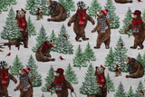 Beary Merry Christmas - 45" - 100% cotton