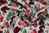 Beary Merry Christmas - 45" - 100% cotton