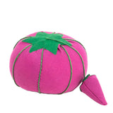 Tomato Pin Cushion with Strawberry Emery - Assorted Colours - 2-3/4" - Sew 101