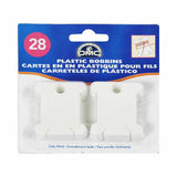 Plastic Bobbins - 28pcs - DMC