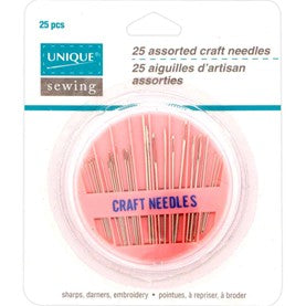 Assorted Craft Sewing Needles - 25pk - Unique Brand