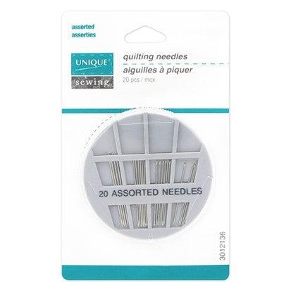 Quilting needles - sizes 6/9 - 20pcs - Unique Brand