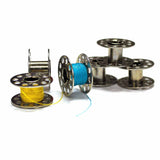 Metal Bobbins in Reusable Box 12 - UNIQUE