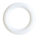 Assorted Plastic Rings - Sizes 1/2" and 3/4" - 28pcs - UNIQUE