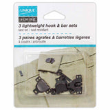 Lightweight Hook & Bar Sets - 3 sets - Unique Sewing Brand