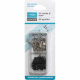 Assorted Hook & Eyes - 30 sets - Unique Sewing Brand