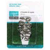 Large Hook & Eyes - 3 sets - Unique Sewing Brand