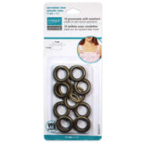 Grommets - 11 x 5.3mm (3/8″ x 3/16″) - 10 sets - Unique Brand