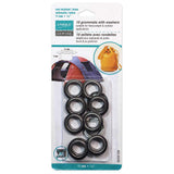 Grommets - 11 x 7mm (3/8″ x 1/4″) - 10 sets- Unique Brand