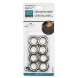 Grommets - 14 x 5.7mm (9/16″ x 1/4″) - 8 sets - Unique Brand
