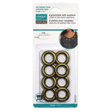 Grommets - 14 x 5.7mm (9/16″ x 1/4″) - 8 sets - Unique Brand
