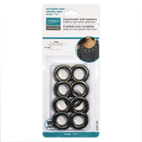 Grommets - 14 x 5.7mm (9/16″ x 1/4″) - 8 sets - Unique Brand