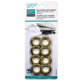 Grommets - 14 x 8.4mm (9/16″ x 5/16″) - 8 sets - Unique Brand