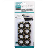 Grommets - 14 x 8.4mm (9/16″ x 5/16″) - 8 sets - Unique Brand