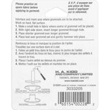 2 Part Grommets with Tool 8mm 14ct - Unique Brand