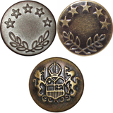 Jean Buttons - 20mm (3/4") - 6pcs - Unique Sewing Brand