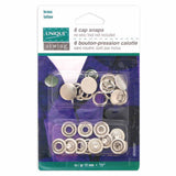 Cap Snaps - 11.5mm (1/2") - 6 sets - Unique Sewing Brand