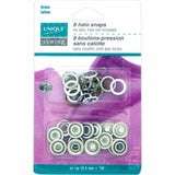 Halo Snaps - 11mm (3/8") - 8 sets - Unique Sewing Brand