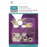 Cap Snaps - 11.5mm (1/2") - 6 sets - Unique Sewing Brand