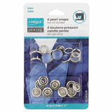 Pearl Snaps - 11.5mm (1/2") - 6 sets - Unique Sewing Brand