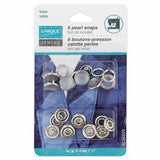 Pearl Snaps - 11.5mm (1/2") - 6 sets - Unique Sewing Brand