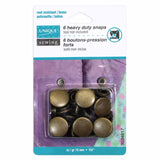 Heavy Duty Snaps - 15mm (5⁄8″) - 6 sets - Unique Brand
