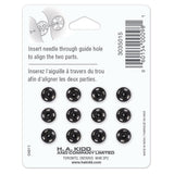 Sew on Snap Fasteners 9mm 12ct