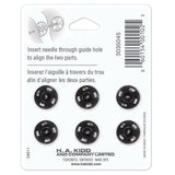 Sew on Snap Fasteners 13mm 6ct