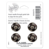 Sew on Snap Fasteners 15mm 4ct
