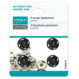 Sew on Snap Fasteners 15mm 4ct