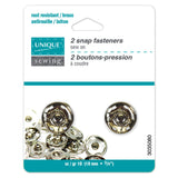 Sew on Snap Fasteners 18mm 2ct