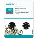 Sew on Snap Fasteners 18mm 2ct