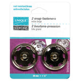 Sew on Snap Fasteners 30mm 2ct