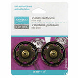 Sew on Snap Fasteners 30mm 2ct