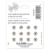 Sew on Snap Fasteners 6mm 12ct