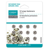 Sew on Snap Fasteners 6mm 12ct