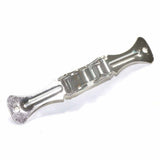 Bow Tie Clip - Silver - 7cm (2 3⁄4″) - Unique Brand
