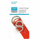 Metal D Rings - Silver - Unique Brand