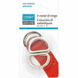 Metal D Rings - Silver - Unique Brand