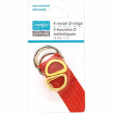 Metal D Rings - Gold - Unique Brand