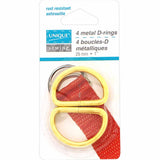 Metal D Rings - Gold - Unique Brand