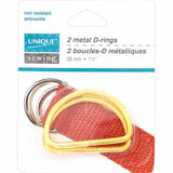 Metal D Rings - Gold - Unique Brand