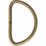 Metal D Rings - Antique Gold - Unique Brand