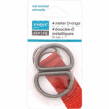 Metal D Rings - Black - Unique Brand