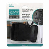 Parachute Buckle Plastic - Black - Unique Brand